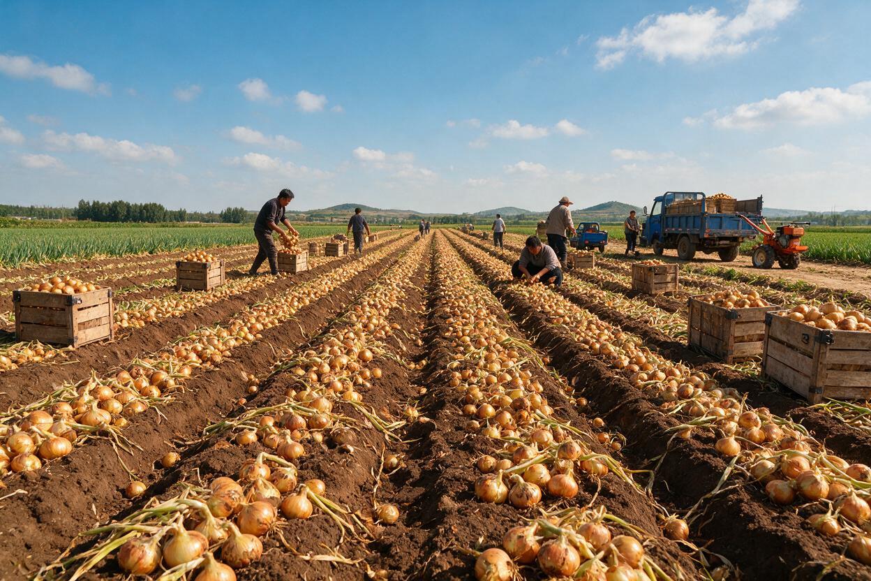 onion farm China