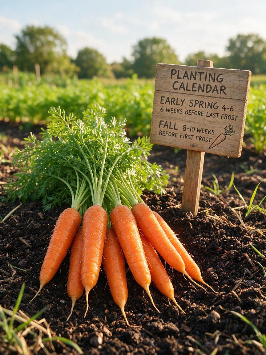 Carrot Planting Calendar & Export Seasons from China