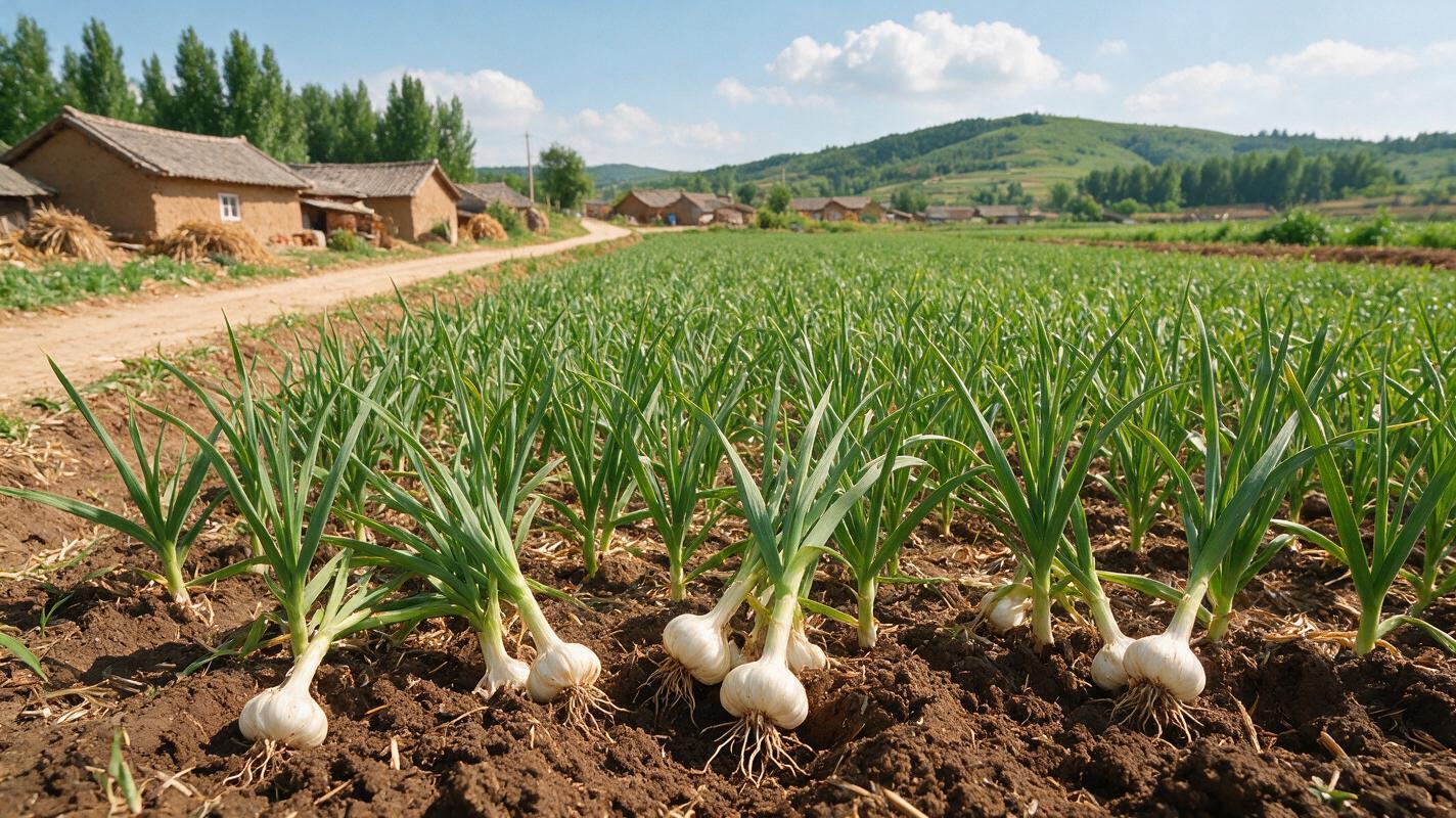 garlic farm China