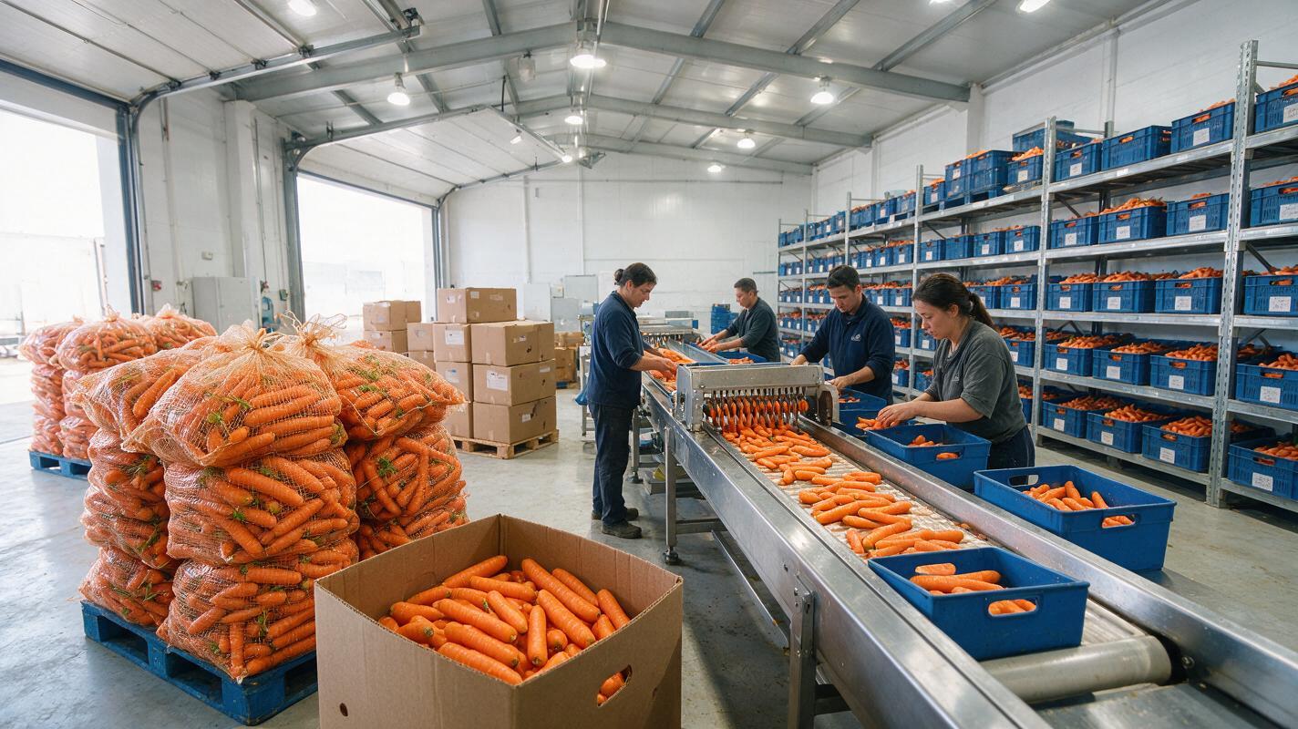 carrot packing China