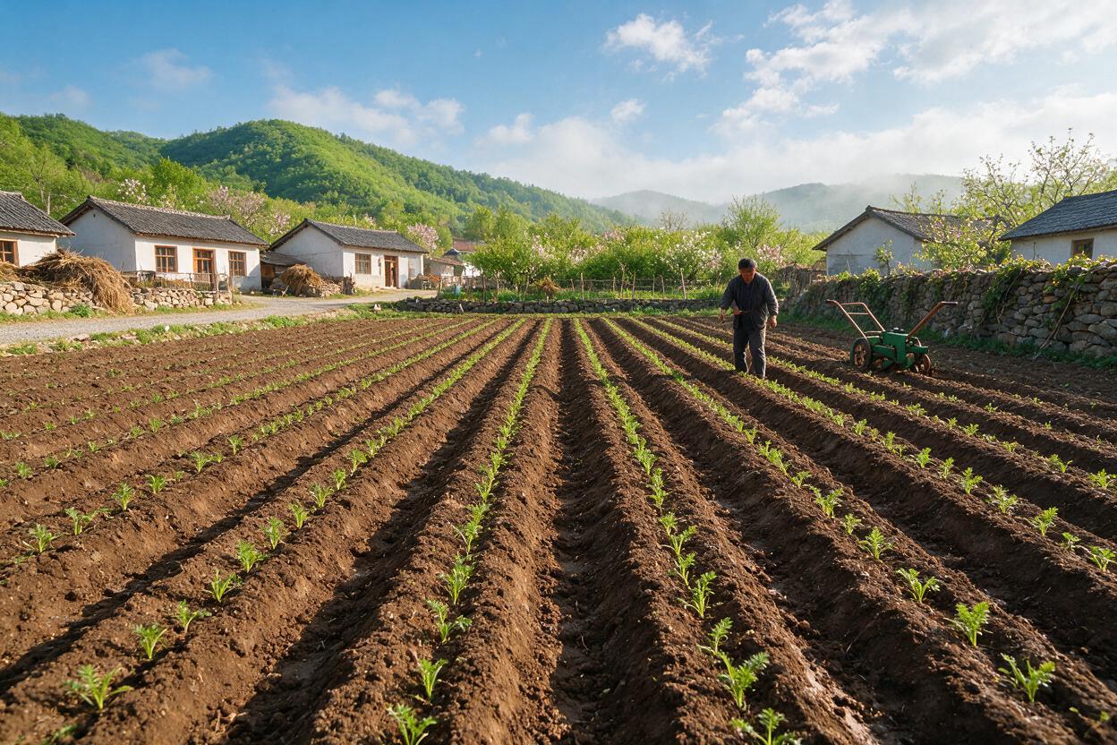 carrot planting field China