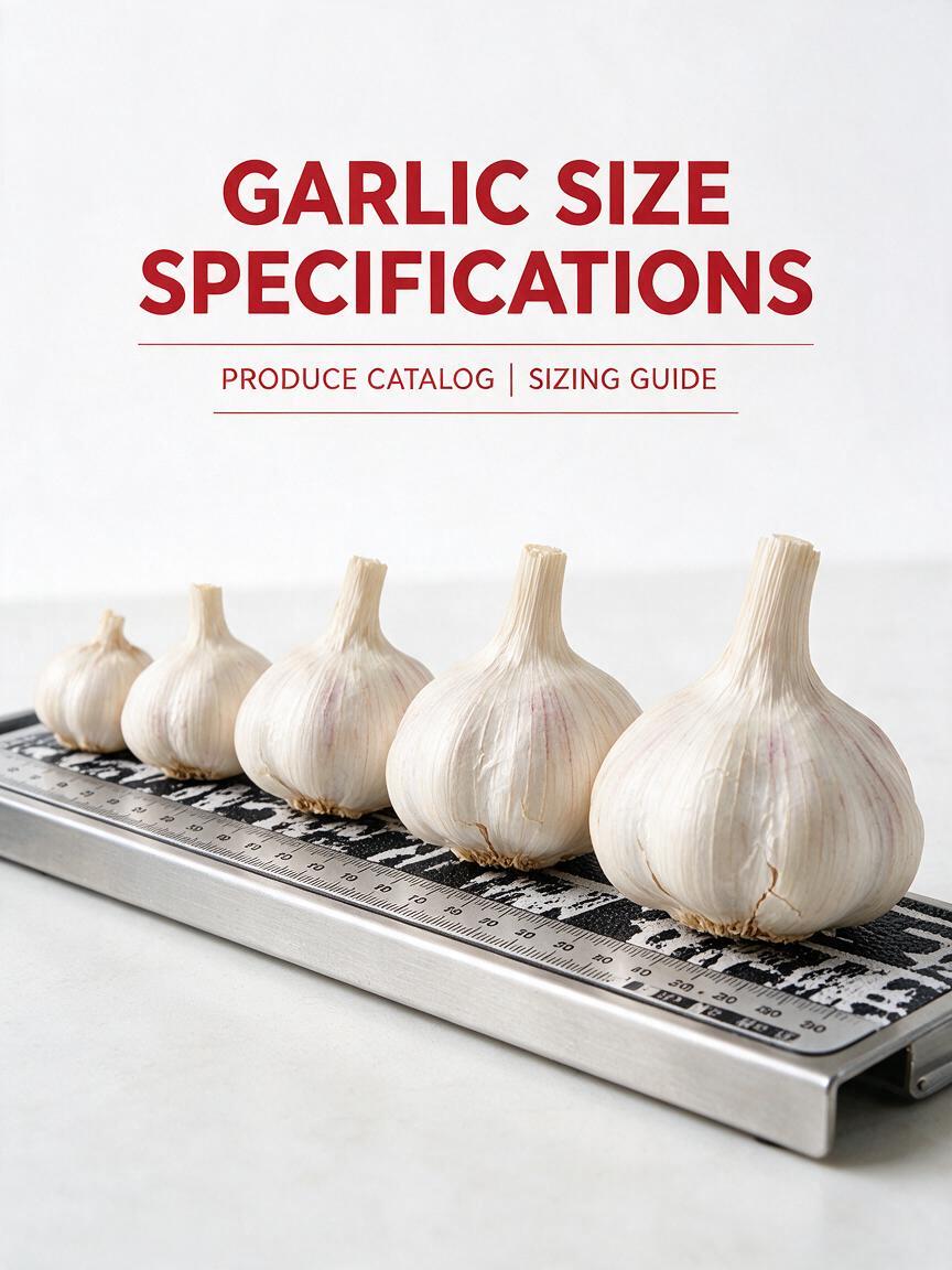Garlic Size Specifications for Export from China