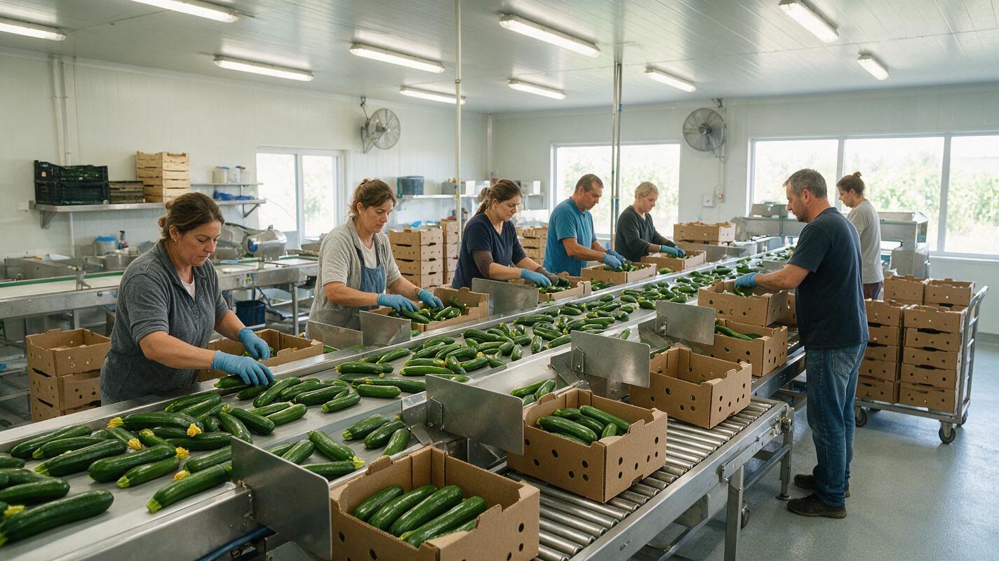 zucchini packing China