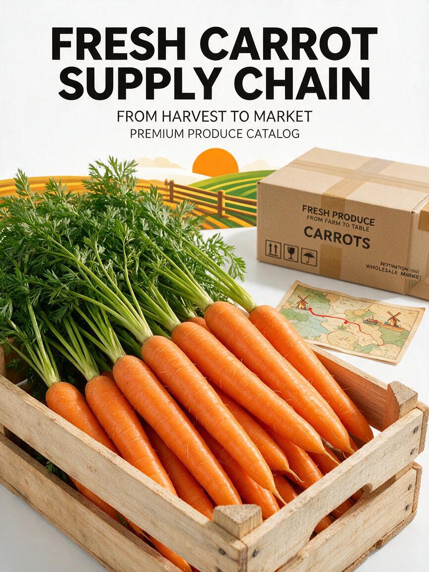 Carrot Supply Chain & Export Logistics from China