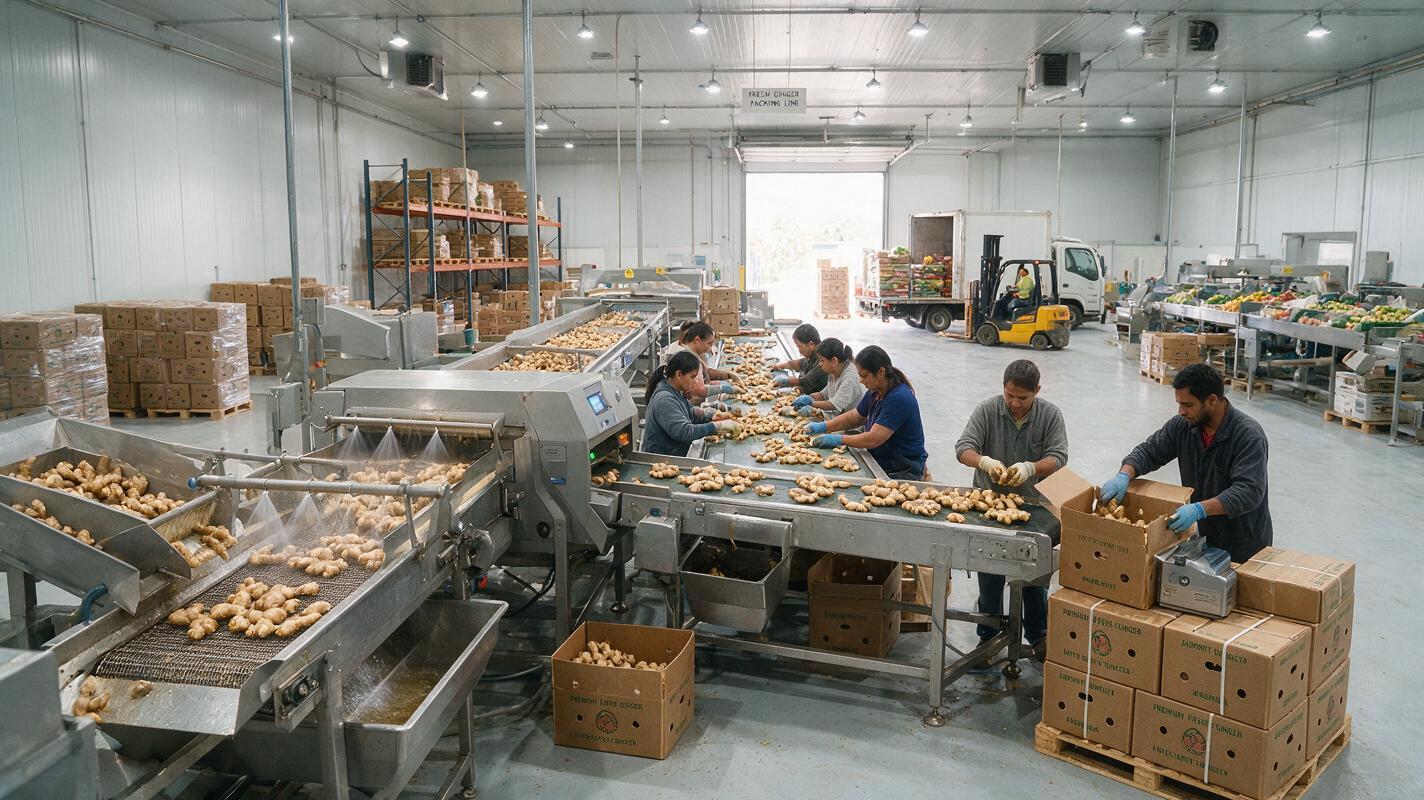 ginger packing line China