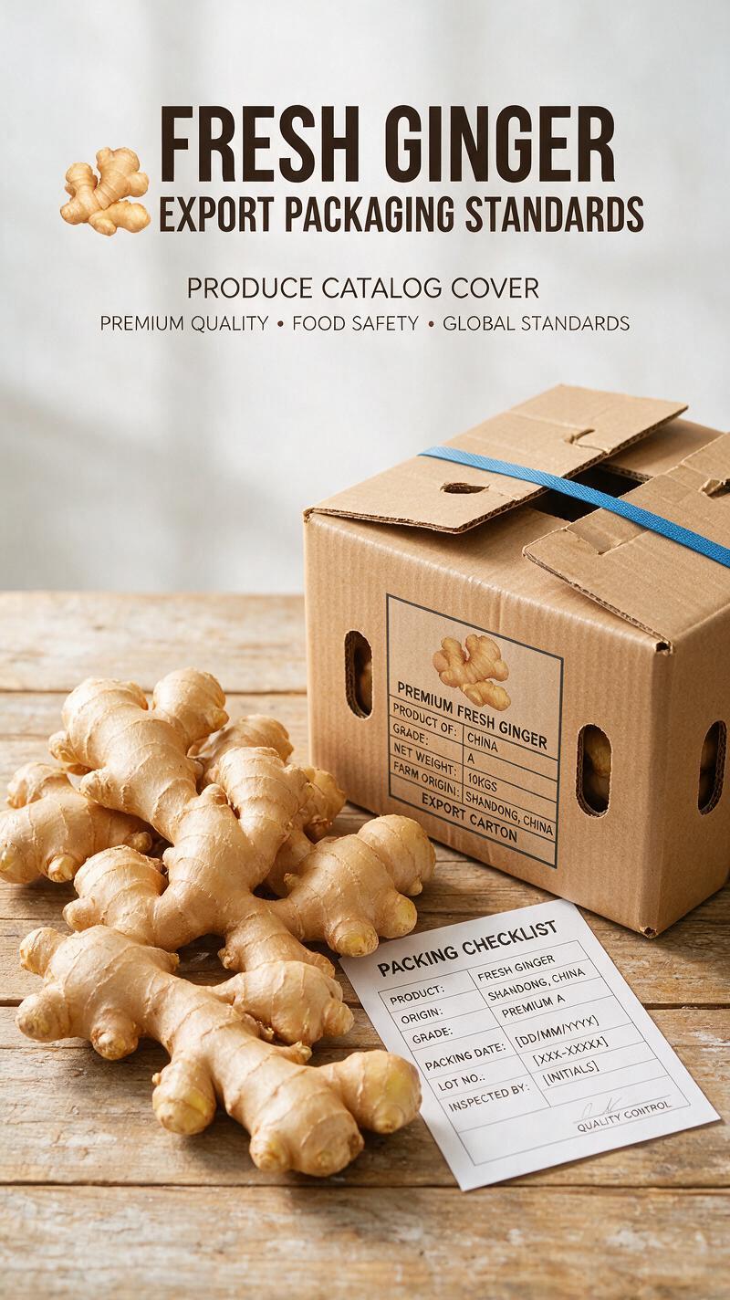 Ginger Packaging Standards for Export from China