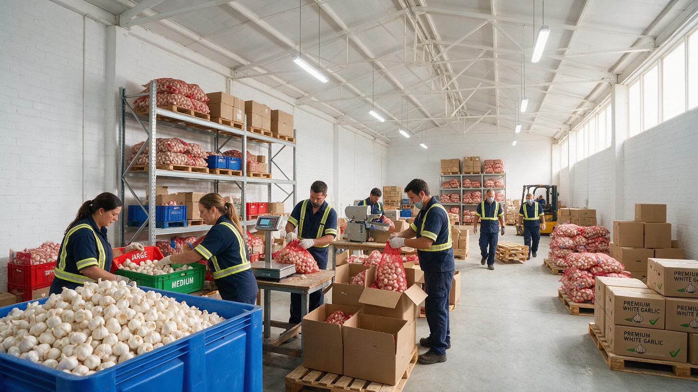 garlic packing China