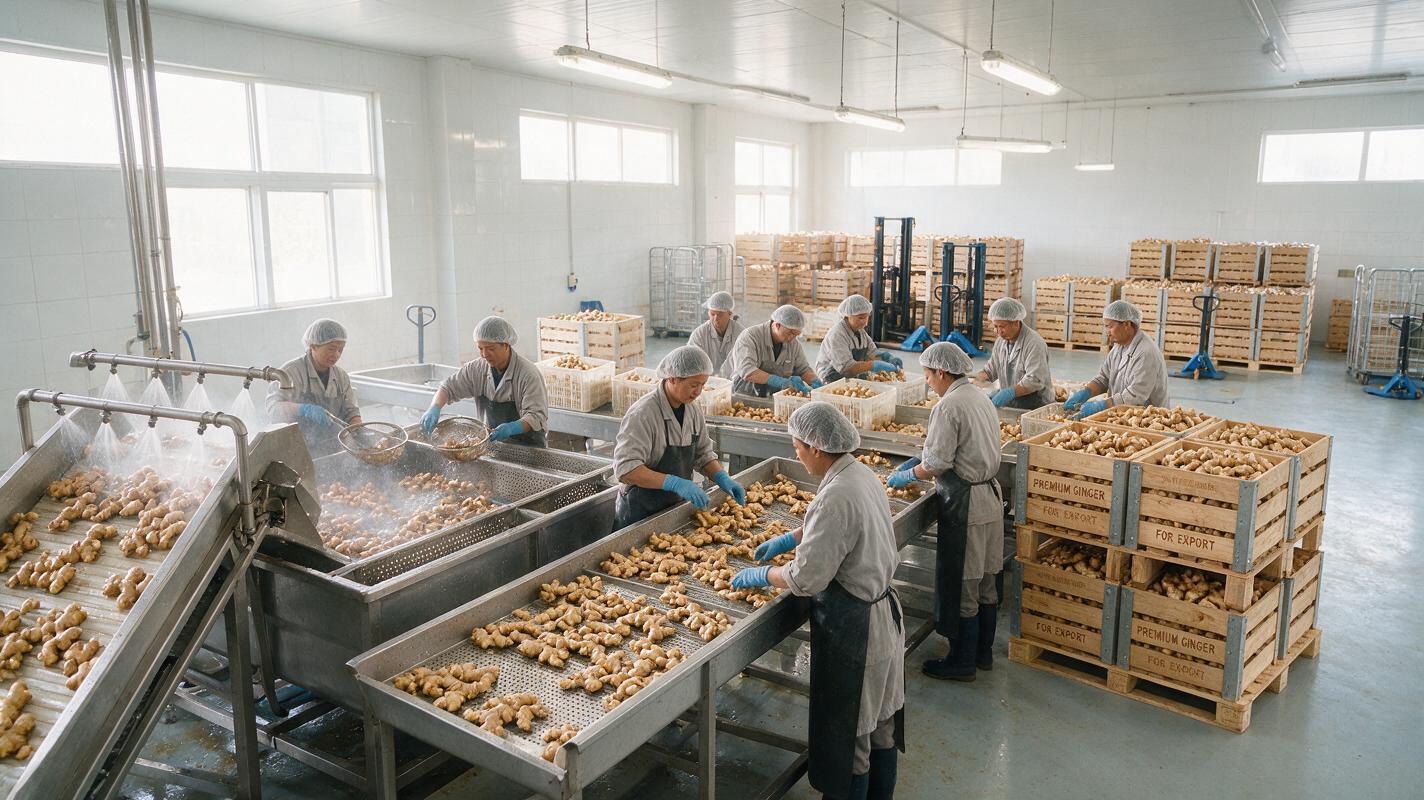 ginger packing export China
