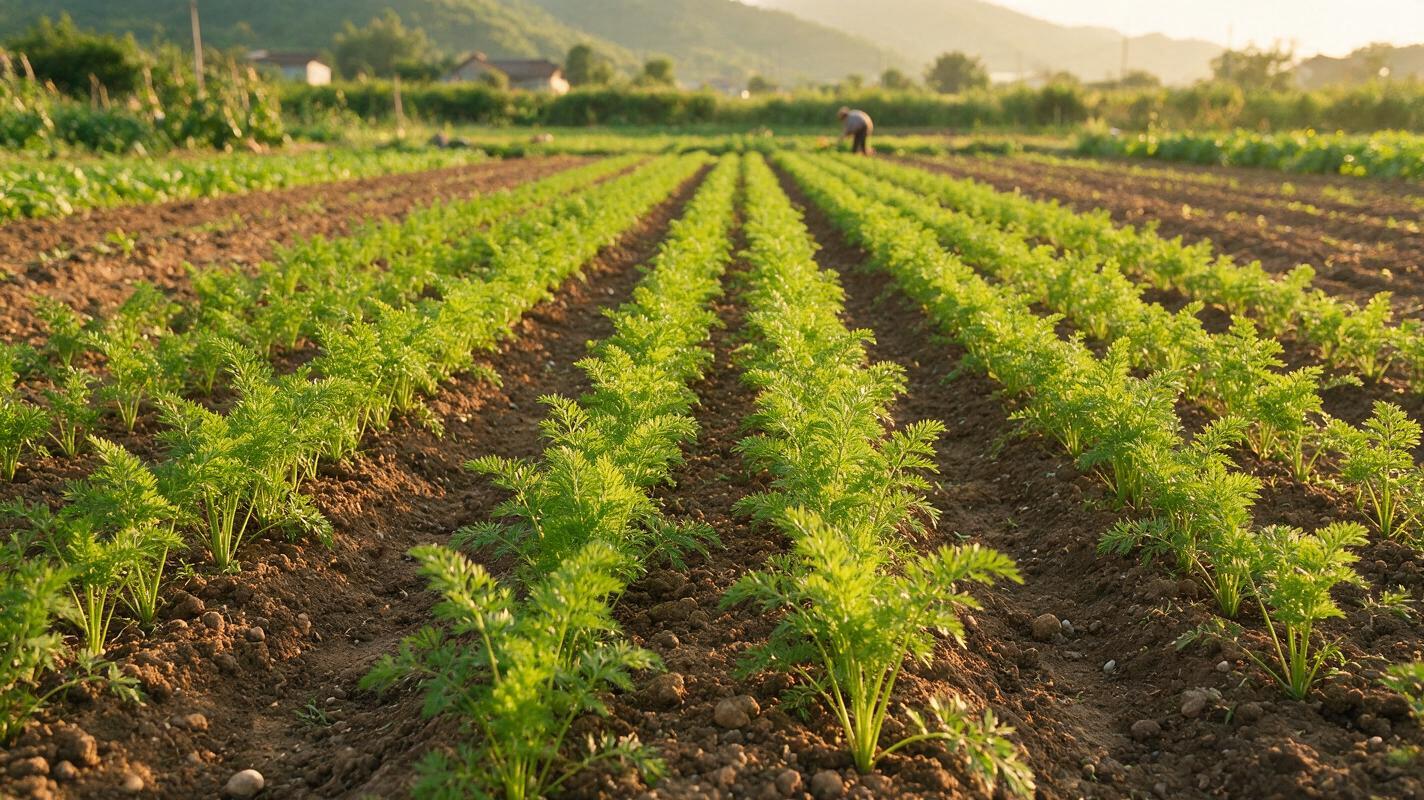 carrot field China
