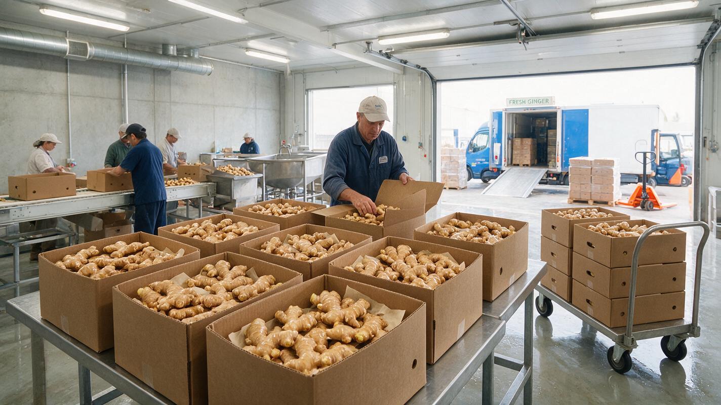 ginger packing export China