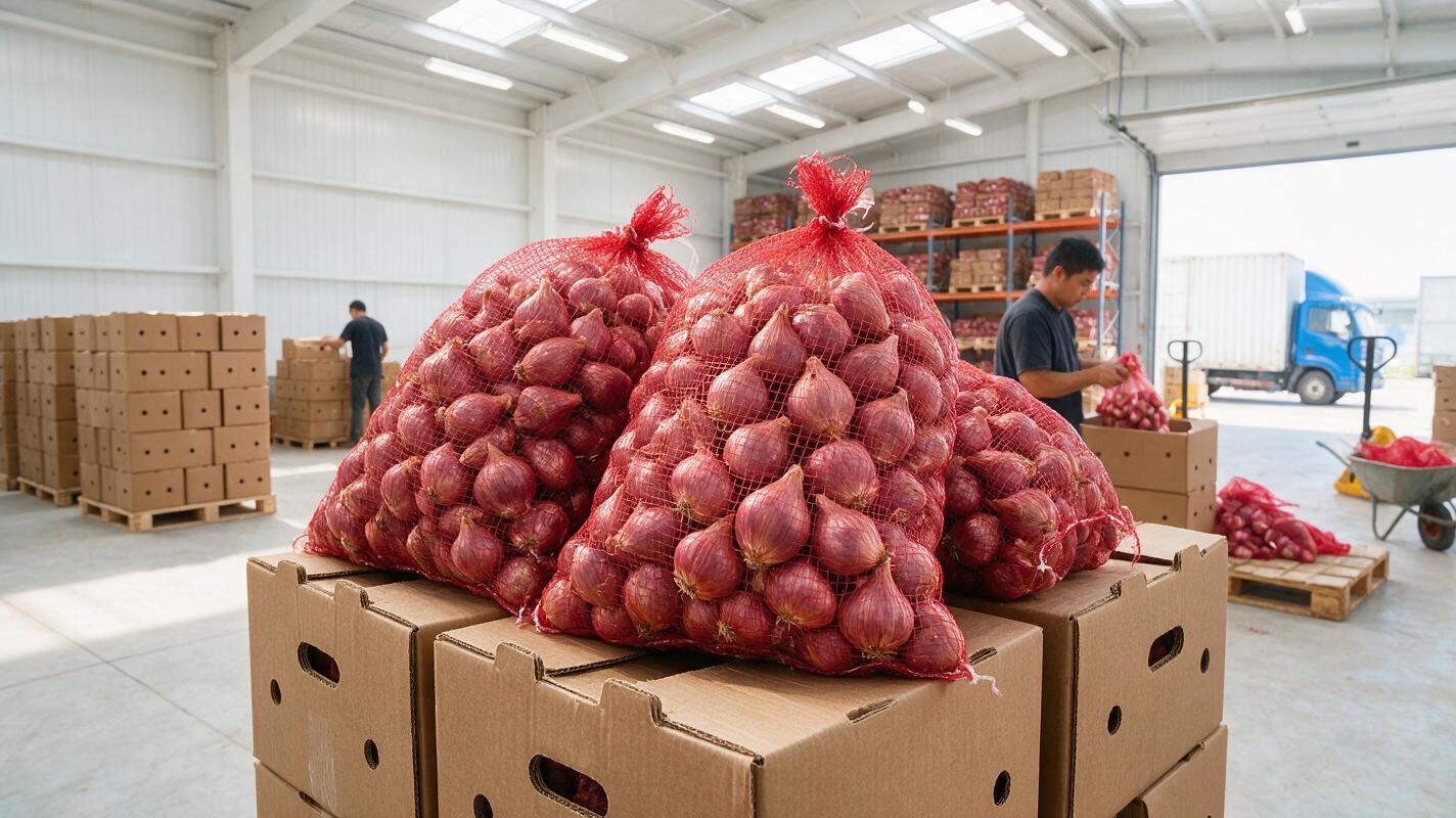 shallot bags packing export China