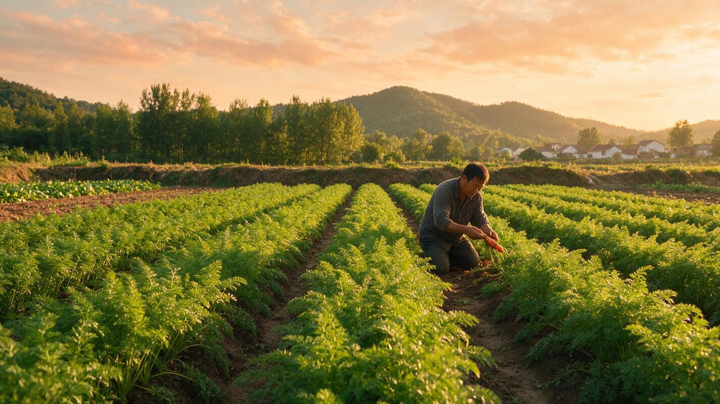 carrot field inspection China