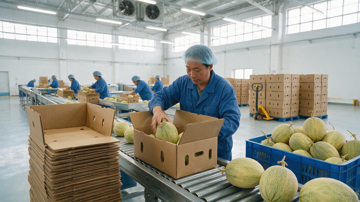 honeydew melon packing export China