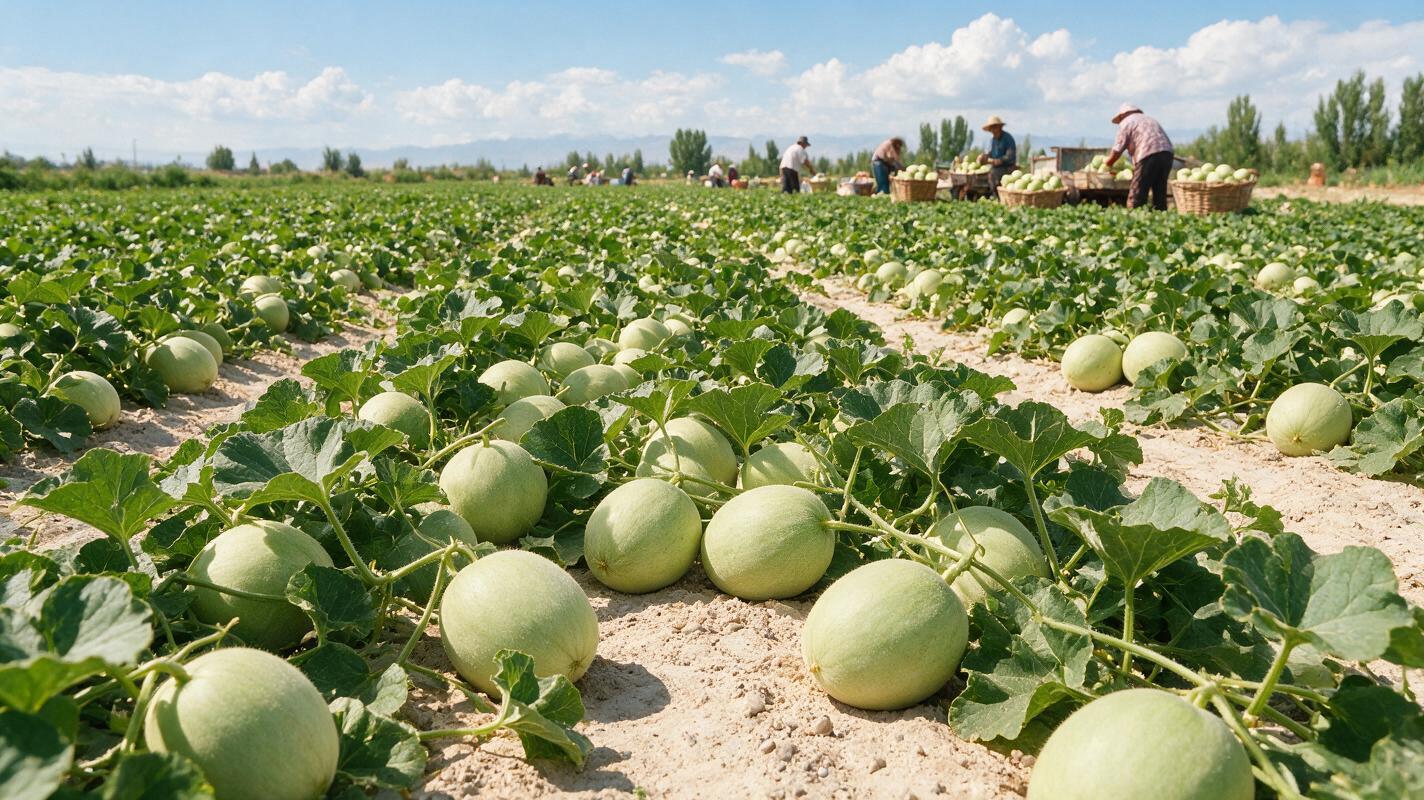honeydew melon field China