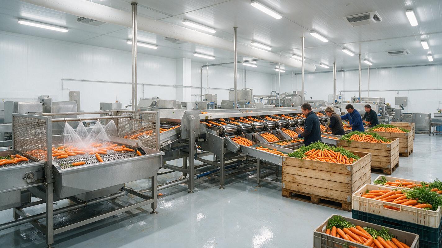 carrot packing grading China