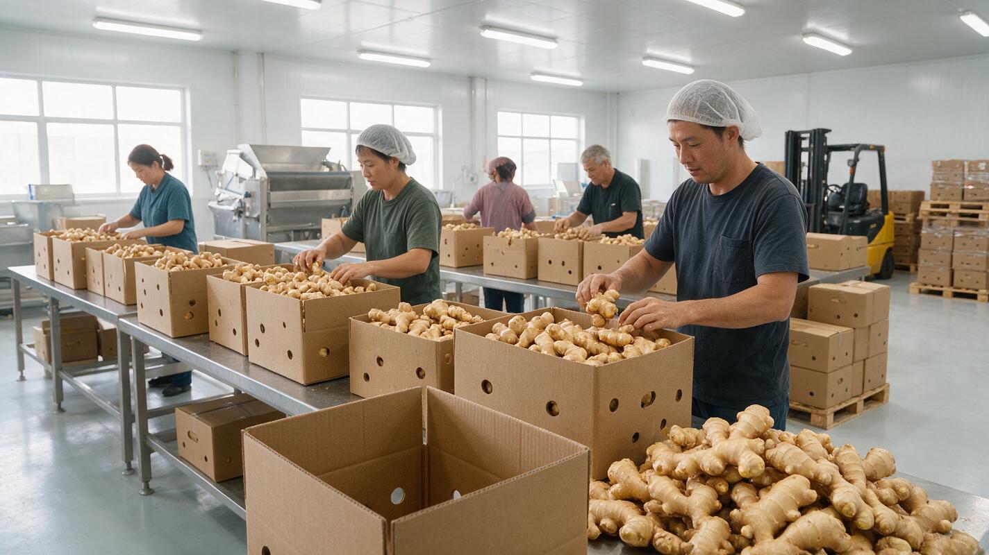 ginger packing export China