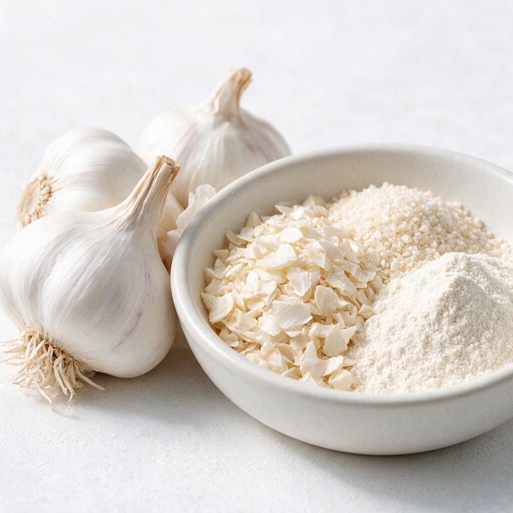 Dehydrated Garlic Products from China: Flakes, Granules & Powder