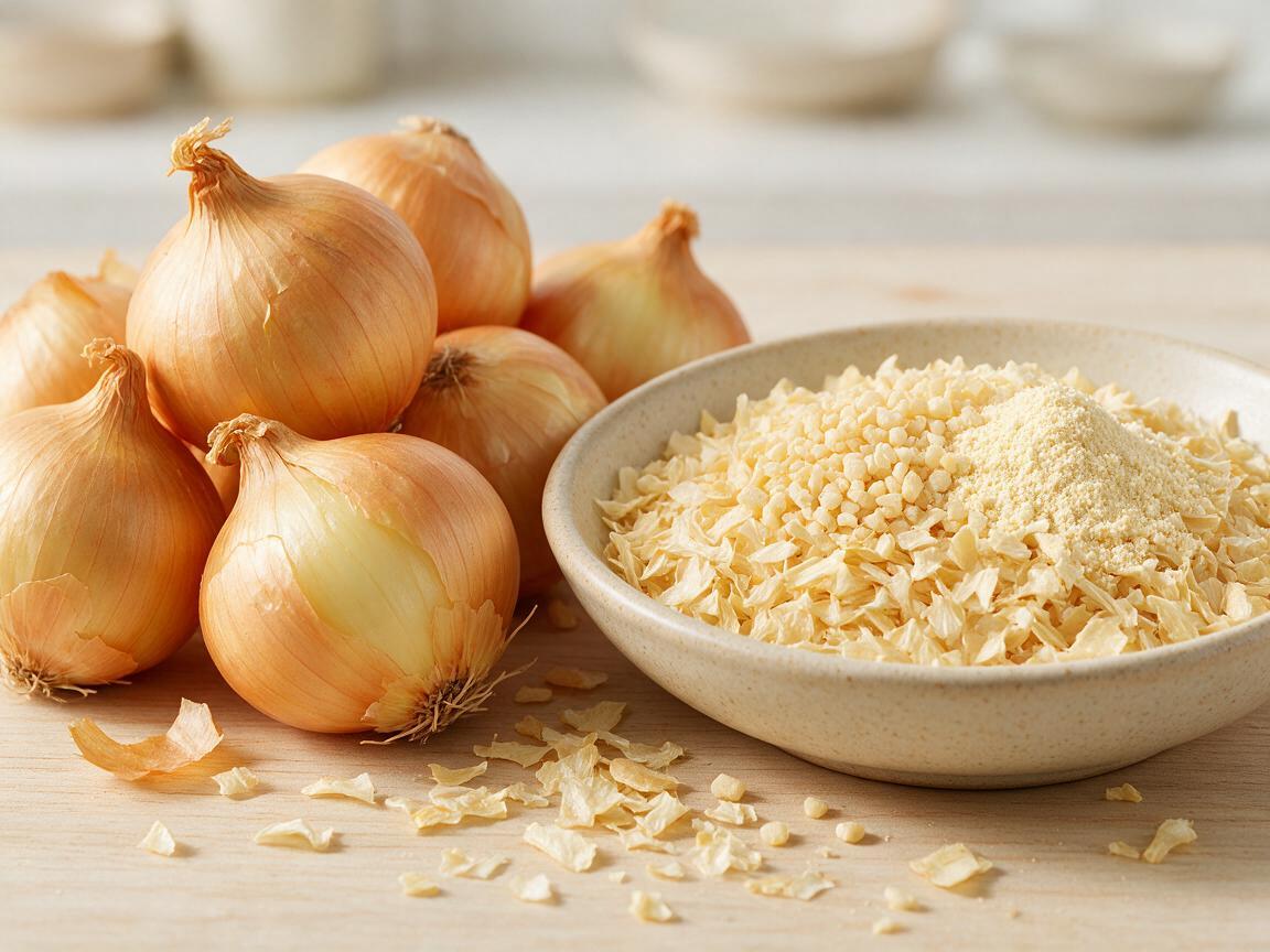 Dehydrated Onion Products from China: Flakes, Granules & Powders
