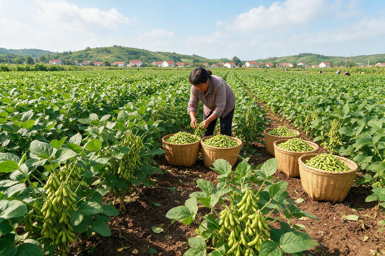 Edamame Export from China: Fresh and Frozen Green Soybeans