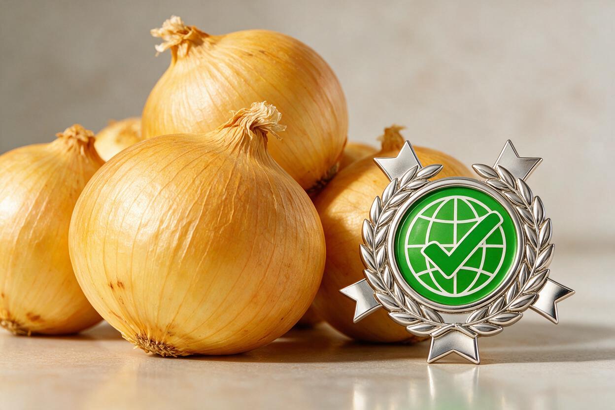 Onion Certification from China: Quality and Food-Safety Credentials