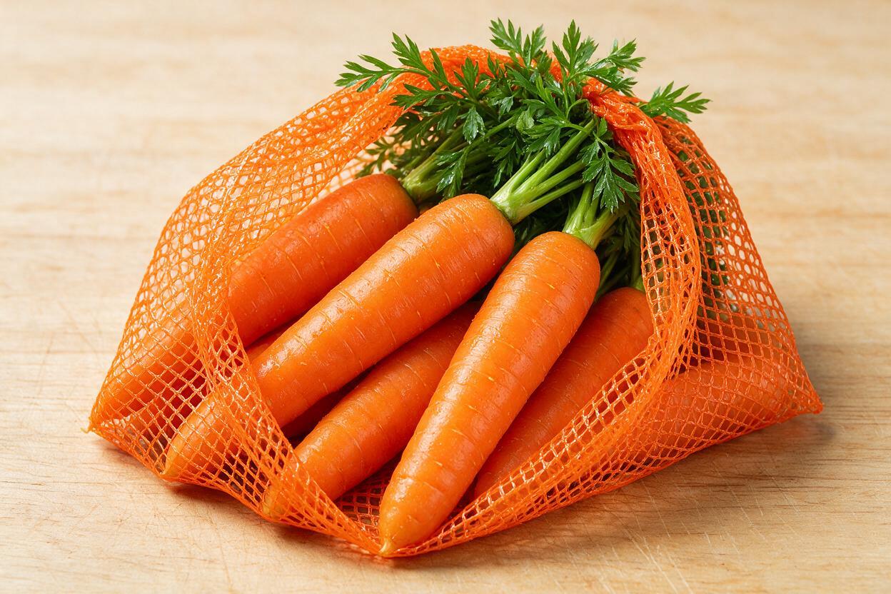 Private Label Carrot Packaging from China: Retail Branding & Bunch Carrot Export