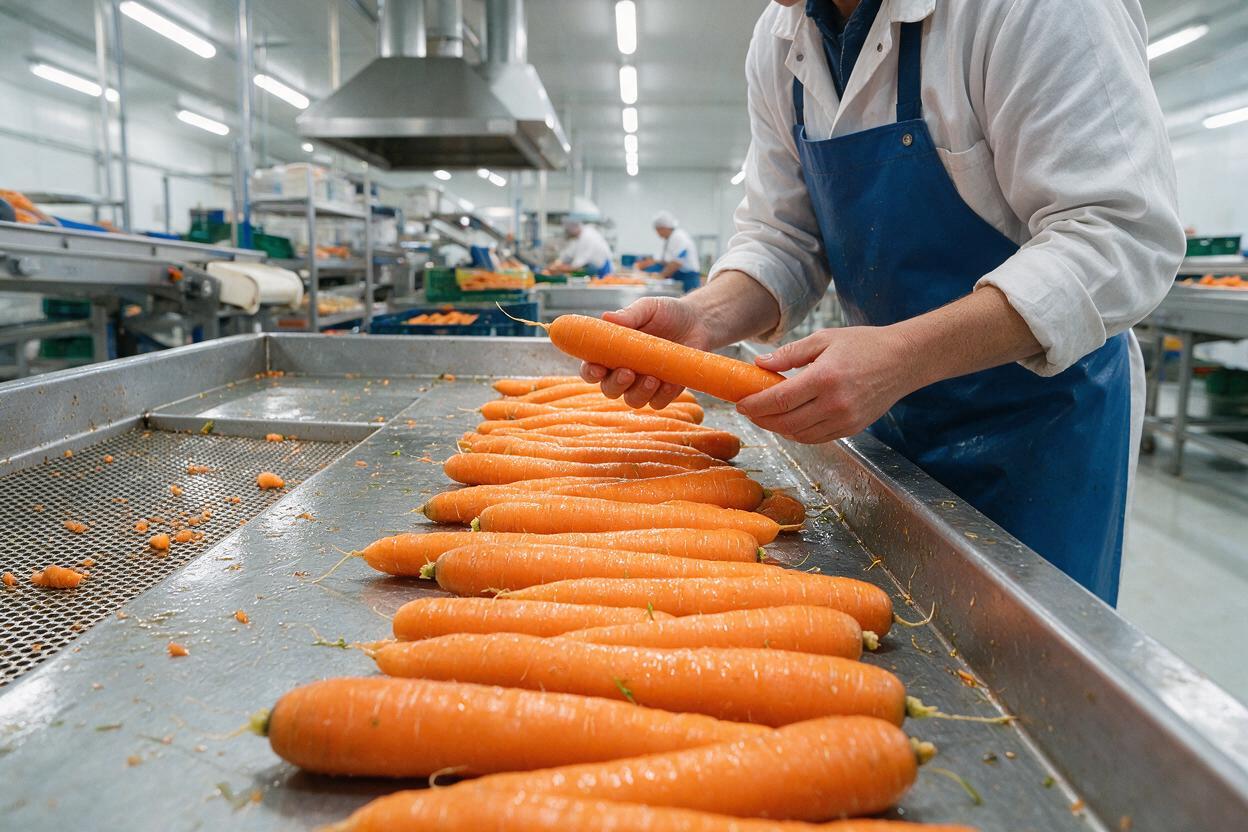 Juice-Grade Carrot Export from China: Premium Sizing, Washing & Foodservice Supply