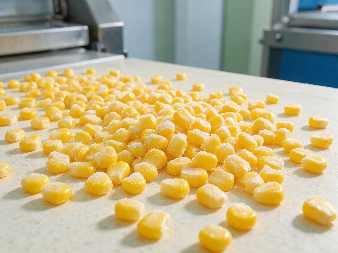 Frozen Sweet Corn Export from China: IQF Kernels, Grading & Year-Round Processing Supply
