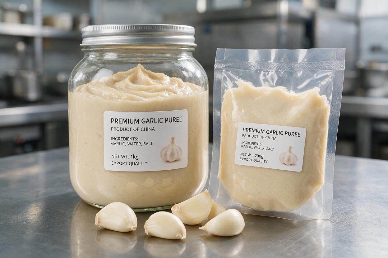 Frozen Garlic Puree for Export from China: Consistent Flavor for Foodservice & Processors