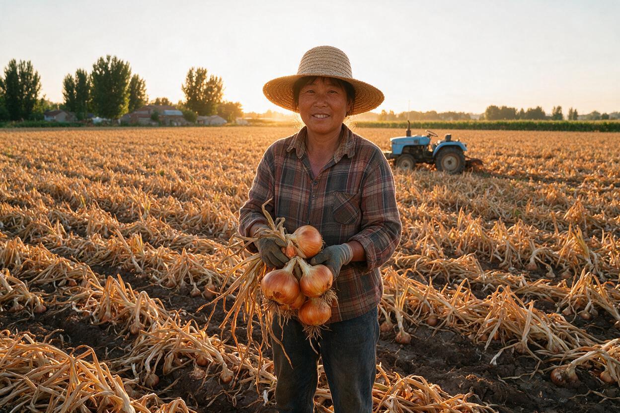 Sweet & Mild Onion Varieties from China: Low-Pungency Onions for Retail and Foodservice