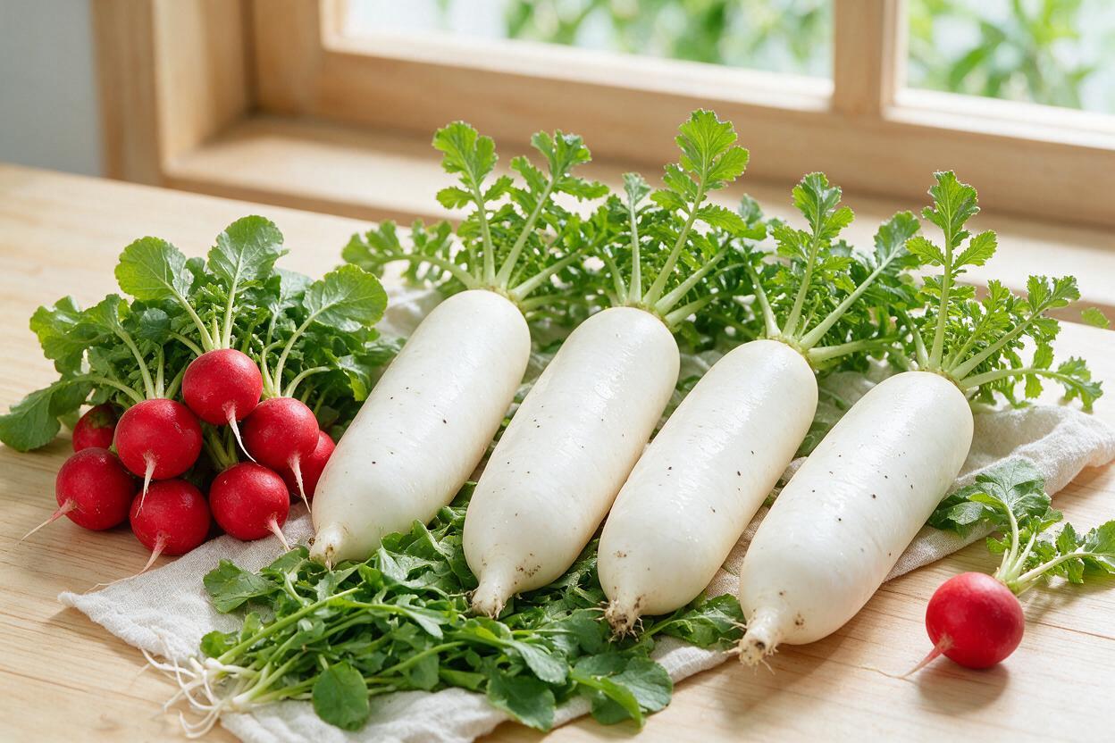 Daikon & Radish Varieties for Export from China: White, Red and Specialty Roots
