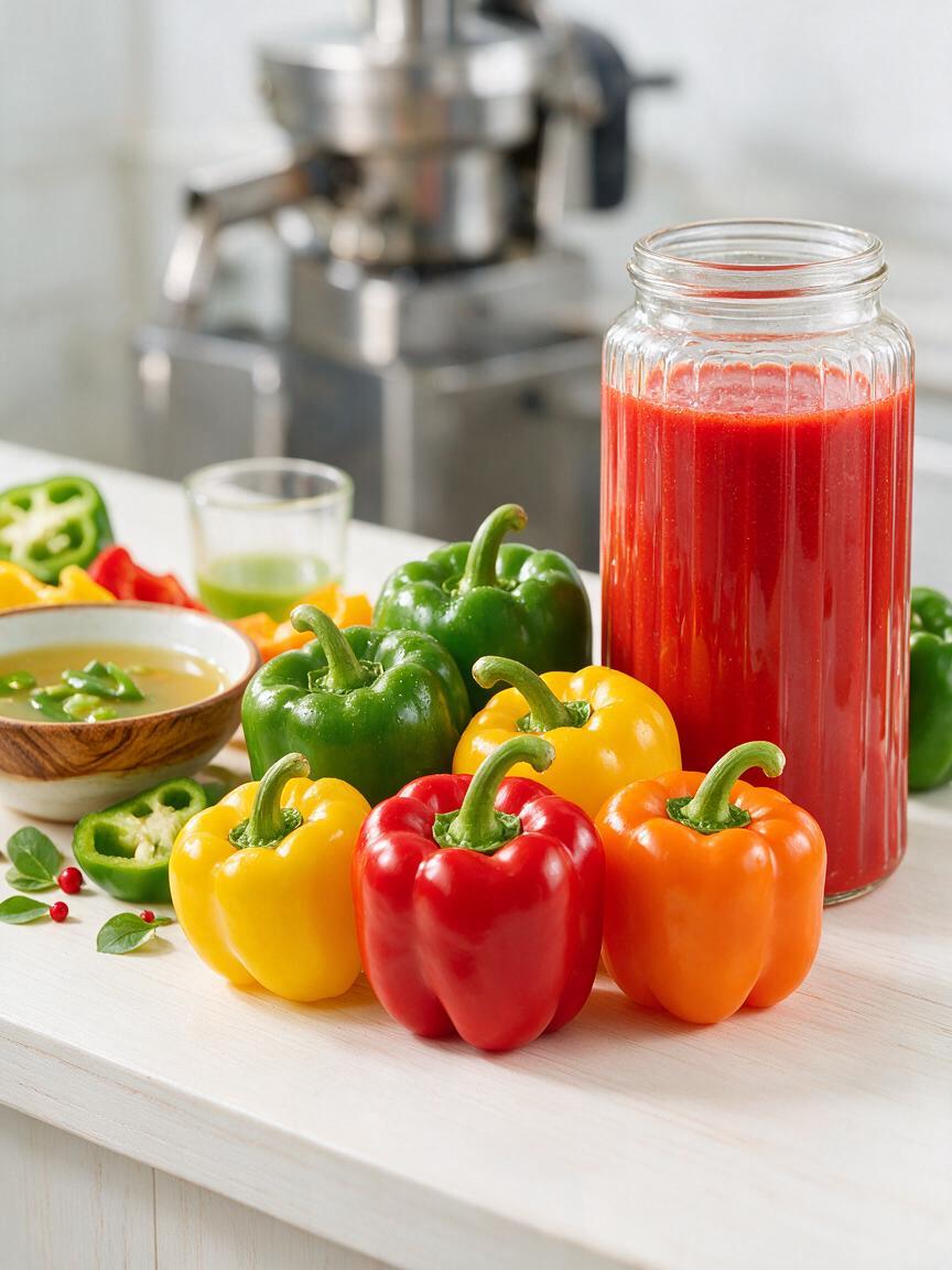 Bell Pepper Juice Processing from China: How Sweet Peppers Become Beverage Ingredients
