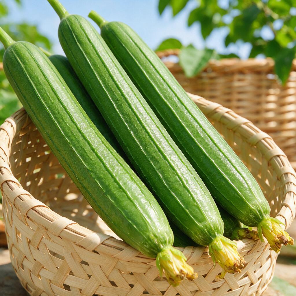 Fresh Luffa (Sponge Gourd) Export from China: Tender Green Vegetable Supplier
