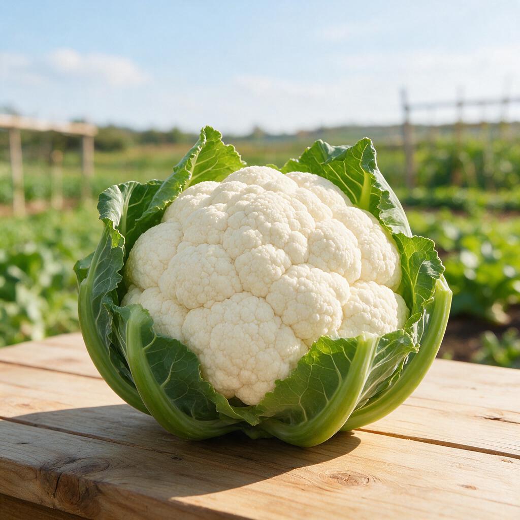 Organic Cauliflower Export from China: Certified White Curd & Sustainable Supply