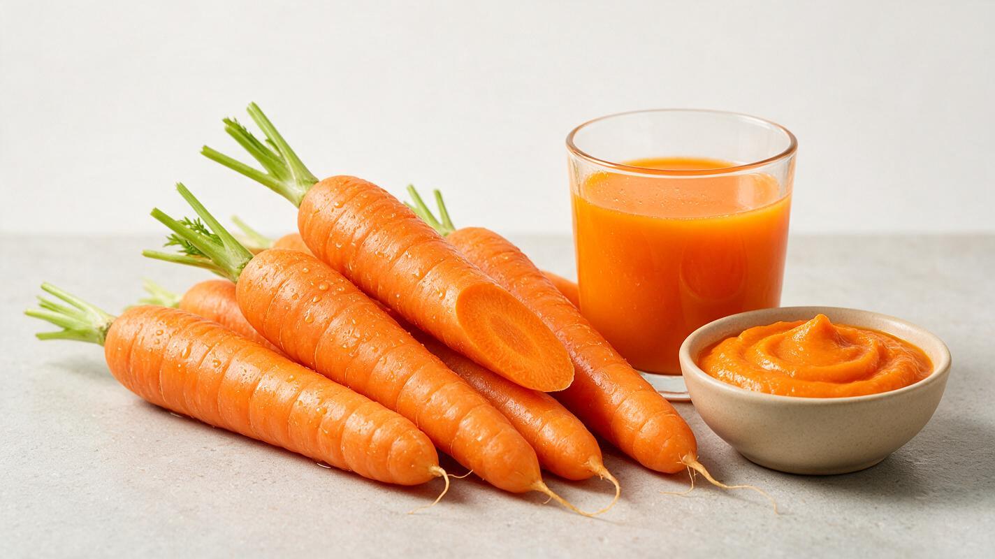 Juice & Puree-Grade Carrots from China: Sweet Orange Roots for Beverage & Food Processors