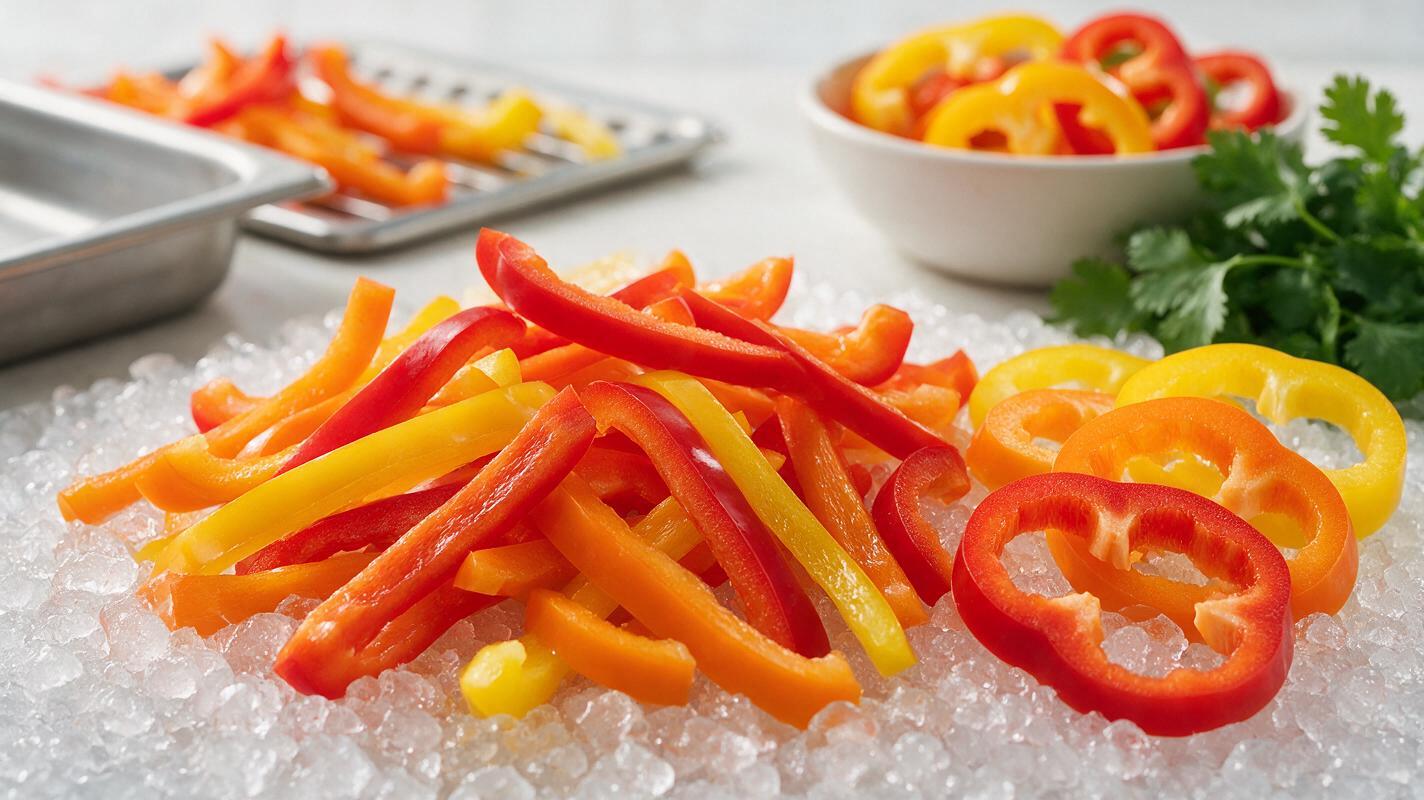 Frozen Bell Pepper Strips from China: Food-Service Grade Color & Convenience