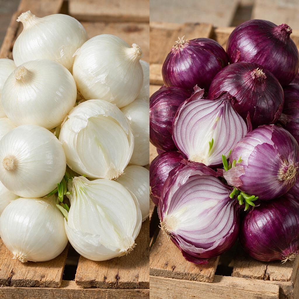 White vs Purple Onion Varieties for Export from China: Flavour, Uses & Buying Guide