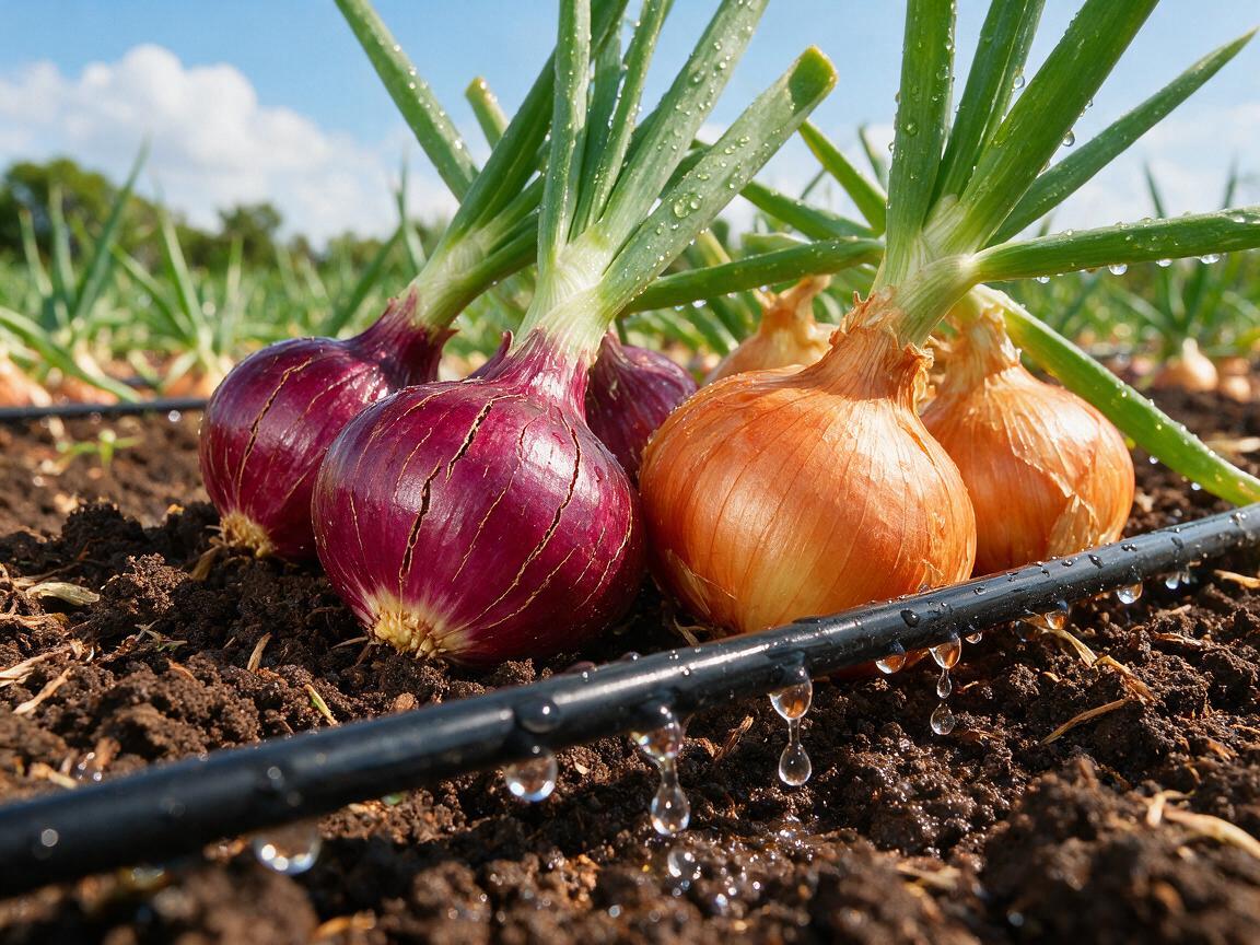 Drip Irrigation & Water Management for Premium Onion Export from China